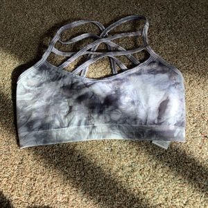 Marble bralette/ sports bra